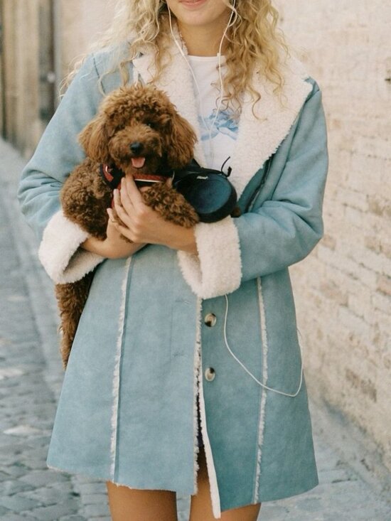 Lisa Says Gah Jackets & Blazers - Lisa Says Gah Nadia Sherpa Coat Old Money Vintage Retro Penny Lane Womens XS S